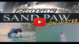 VIDEO: Pro-Line PRO-MT 4x4 and Sand Paw 2.8" Tires on Water