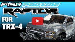 VIDEO: Pro-Line 2017 Ford F-150 Raptor for TRX-4 Clear Body