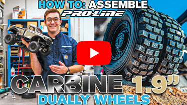 VIDEO: Pro-Line HOW TO: Assemble Carbine 1.9" Internal Bead-Loc Dually Wheels