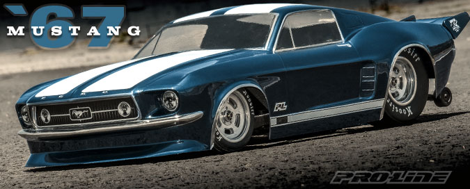 Pro-Line's 1967 Ford Mustang for No Prep Drag Racing